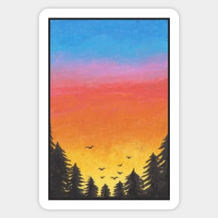 Vibrant Sky Sticker